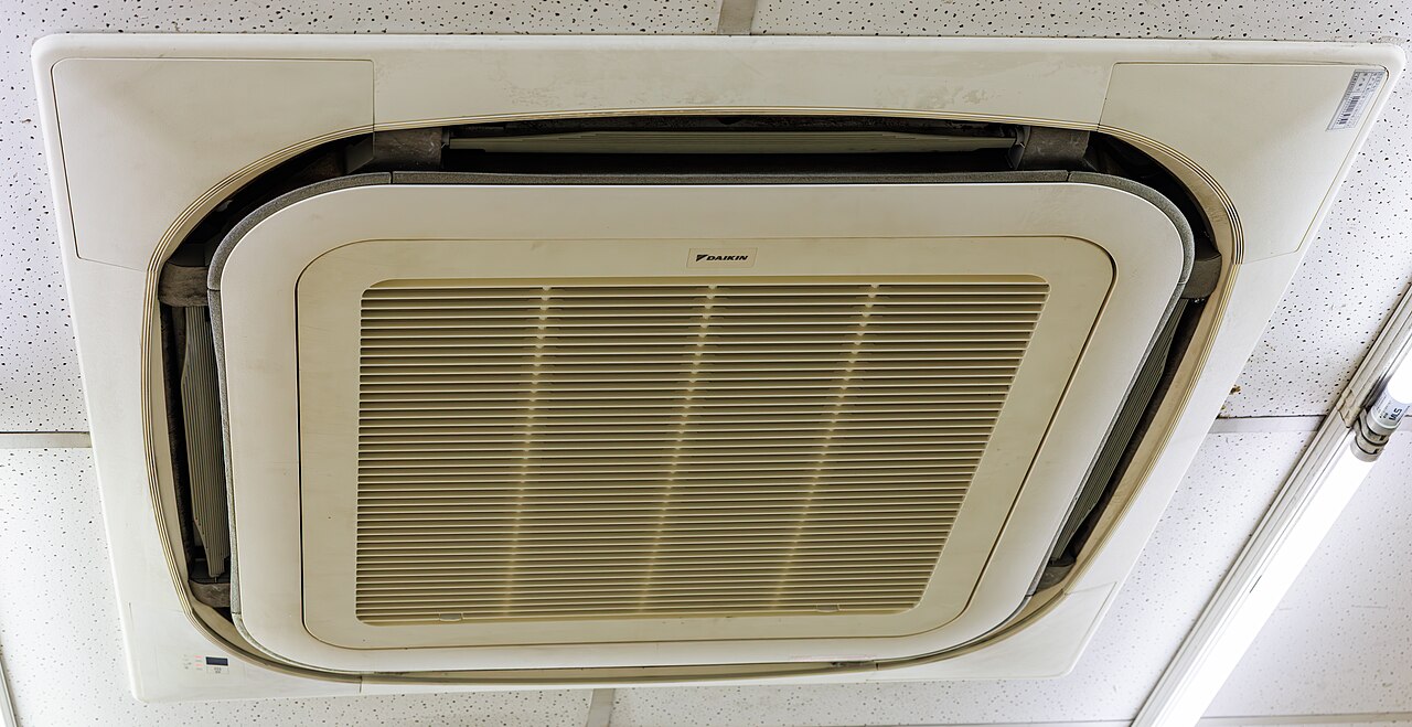 Example of an indoor air conditioning unit