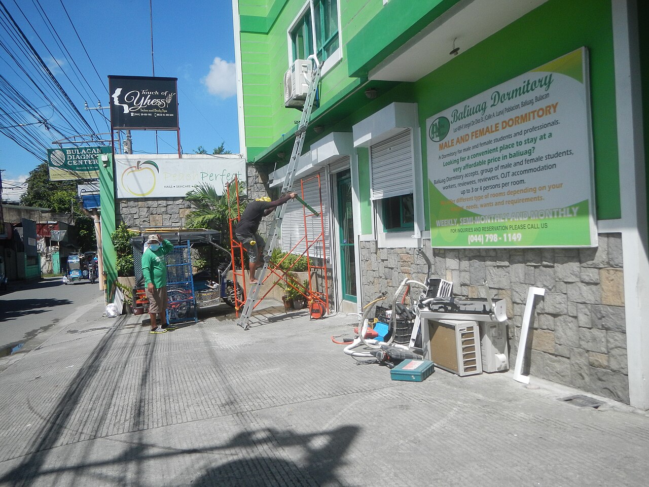 Air conditioning installation work