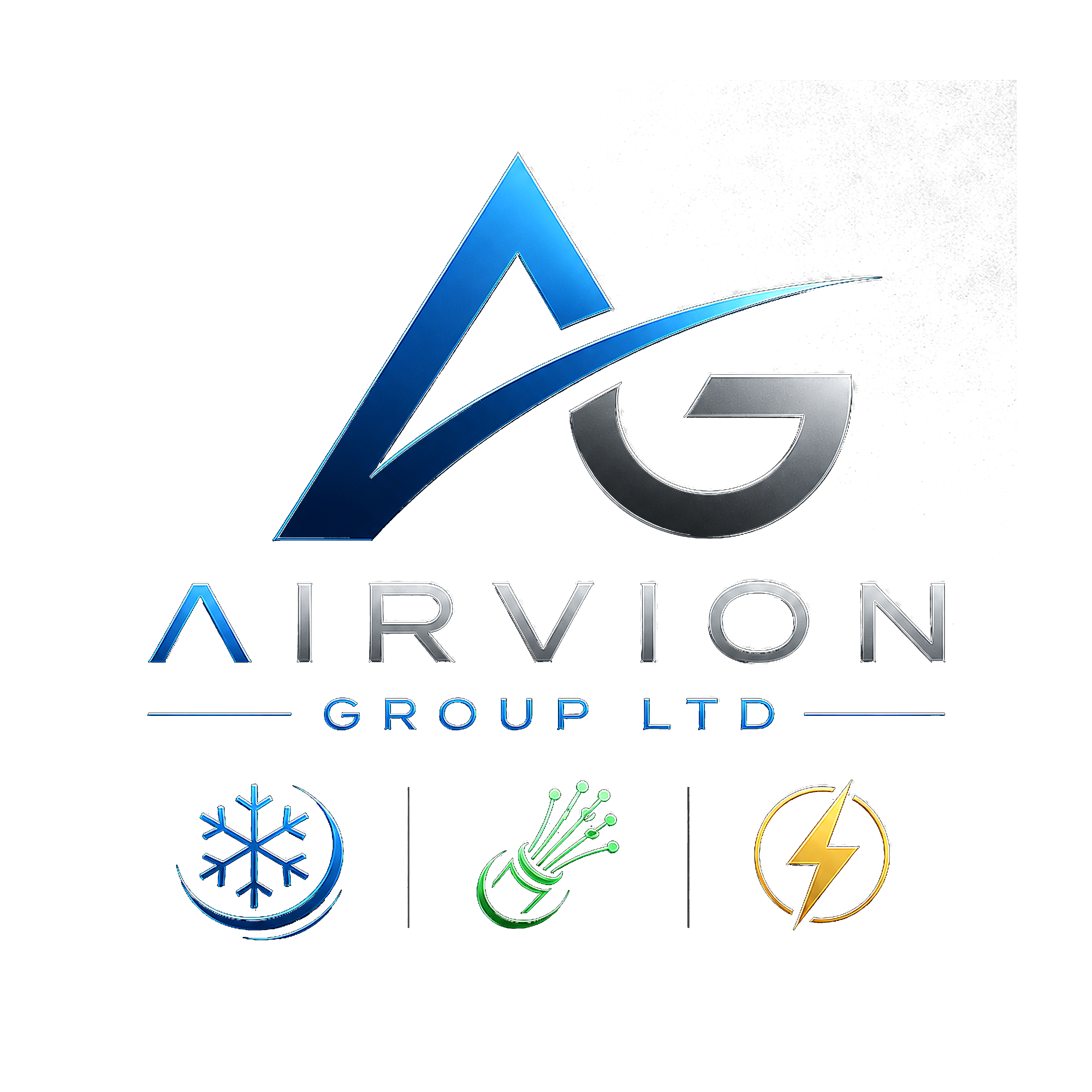 Airvion Group Ltd full logo with division icons