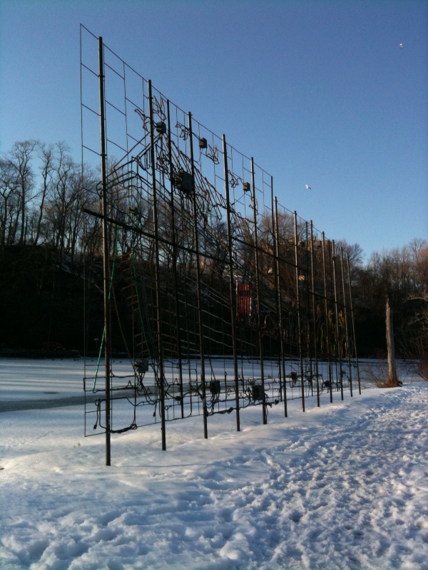 Example of external power and lighting